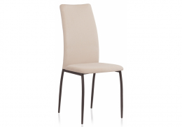 Стул на металлокаркасе Tod beige / black (43x52x101)