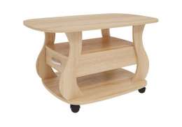 Журнальный стол Барон 3 дуб сонома (60x56)