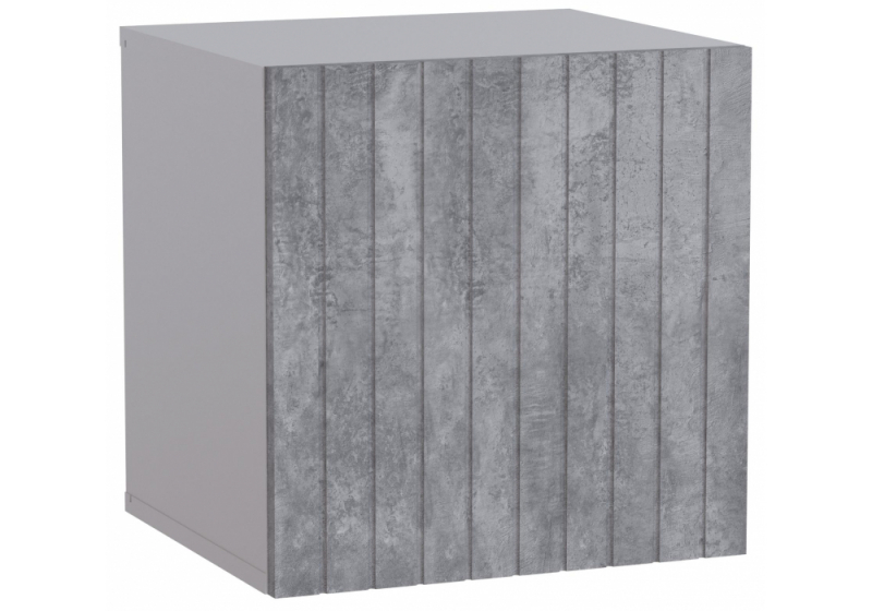 Шкаф Эннис белый / бетон светлый (40,2x34,6x40,2). 