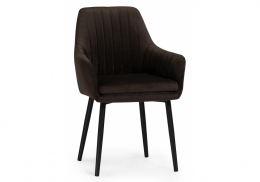 Стул на металлокаркасе на металлокаркасе Райнер MR -09 / черный (57x57x86)